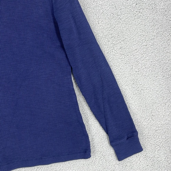 LRL Lauren Jeans Co.  blue ribbed crew neck long sleeve sweater women’s XL - Picture 10 of 11